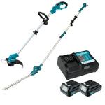 MAKITA UN460WDWAE + UR100DZ akumulatorowe nożyce do żywopłotu na wysięgniku 46cm łamane teleskopowe + podkaszarka 26cm CXT 10.8V - 12V Max 2x 2.0Ah w sklepie internetowym Makita Sklep 