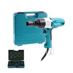 MAKITA TW0200 Elektryczny klucz udarowy 380W 200Nm 1/2" + B-66232 krótkie nasadki udarowe 1/2" CR-MO zestaw 9 sztuk w sklepie internetowym Makita Sklep 