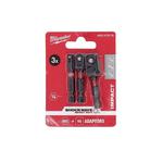 MILWAUKEE 4932479228 Zestaw 3 sztuk adapterów do udarowych kluczy nasadowych w sklepie internetowym Makita Sklep 