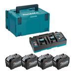 MAKITA 1910A8-3 Zestaw zasilający 4x BL4080F + DC40RB XGT MAKPAC w sklepie internetowym Makita Sklep 