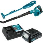 MAKITA UB101D + CL108FDZ akumulatorowa dmuchawa CXT 10.8V - 12V Max Li-Ion 201 km/h + odkurzacz samochodowy 1x aku 1,5Ah / 12V w sklepie internetowym Makita Sklep 