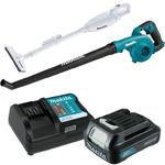 MAKITA UB101D + CL108FDZW akumulatorowa dmuchawa CXT 10.8V - 12V Max Li-Ion 201 km/h + odkurzacz samochodowy 1x aku 1,5Ah / 12V w sklepie internetowym Makita Sklep 