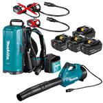 MAKITA UB001CZ akumulatorowa dmuchawa PDC connect 36V BLDC IPX4 252 km/h + PDC01Z plecak zasilający 2x18V LXT 18V PDC connect bez adapterów + 4x 5.0A w sklepie internetowym Makita Sklep 