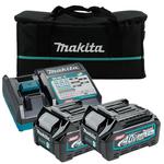 MAKITA DC40RC + BL4025 szybka ładowarka do akumulatorów litowo-jonowych / 2x 2,5Ah Li-Ion 1150W (191B36-3) XGT 40V max Torba w sklepie internetowym Makita Sklep 