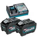 MAKITA DC40RC + BL4050F szybka ładowarka do akumulatorów litowo-jonowych / 2x 5.0Ah Li-Ion 2100W (191B36-3) XGT 40V max w sklepie internetowym Makita Sklep 