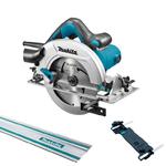 MAKITA HS7601 ręczna pilarka tarczowa 190mm 1200W + 199141-8 szyna prowadząca 1,5m + adapter do szyny w sklepie internetowym Makita Sklep 