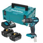 MAKITA DHP483RTJ akumulatorowa wiertarko-wkrętarka udarowa 40Nm 18V Li-Ion LXT BLDC XPT + 2x aku 5.0Ah walizka MAKPAC w sklepie internetowym Makita Sklep 