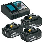 MAKITA DC18RC + 3 x BL1830 zestaw zasilający + 3 akumulatory 3.0Ah 18V PROMOCJA! TYLKO 100SZT.! w sklepie internetowym Makita Sklep 