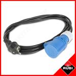 RUBI 58850 kabel zasilający HTN213 3,5m IP44 z wtyczką 230V do przecinarek RUBI np. DV-200 DW-250-NL DC-250 przewód do np. 94911 55931 55941 DW250NL D w sklepie internetowym Makita Sklep 