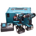 MAKITA DLX2127TJ1 - DDF482 wiertarko-wkrętarka 62Nm 18V + DTD152 zakrętarka udarowa 165Nm 18V + 3x BL1850B 18V/5,0Ah + ładowarka + walizka MAKPAC w sklepie internetowym Makita Sklep 