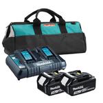 MAKITA DC18RD + 2xBL1830 dwuportowa szybka ładowarka 7.2V - 18V Li-Ion/Ni-Mh + 2x akumulator 18V 3.0Ah w sklepie internetowym Makita Sklep 