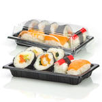 Pojemnik na sushi z przykrywką 160x91x20 mm, 400 sztuk (132860, A-1101) w sklepie internetowym probiskoszalin.pl