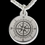 Wisiorek srebrny Kompas- 1 w sklepie internetowym Wec.com.pl