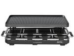 grill Raclette 8 z aluminiową płytą, kolor czarny - SPRING - Czarny w sklepie internetowym Raclette.pl