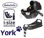 YORK i-Size BabySafe fotelik samochodowy nosidełko 0-13 kg w sklepie internetowym Sklepikdzieciecy.pl