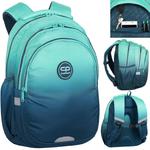 Plecak szkolny 21L Coolpack Jerry GRADIENT BLUE LAGOON w sklepie internetowym Strefaucznia.pl