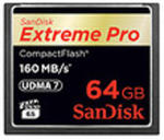 Karta pamięci SanDisk CompactFlash Extreme PRO 64GB (160MB/s) w sklepie internetowym Foto - Plus 