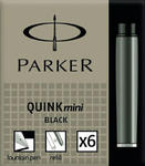 Naboje atramentowe Parker Quink Mini czarne w sklepie internetowym sklepkrzyzanek.pl