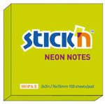 Notes samoprzylepny 76x76 Stick'n zielony neon w sklepie internetowym sklepkrzyzanek.pl