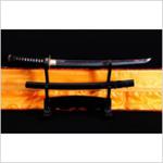 MIECZ SAMURAJSKI WAKIZASHI SHIHOZUMI DO TRENINGU, STAL WYSOKOWĘGLOWA 1095 i WARSTWOWANA I ŻELAZO, HARTOWANA GLINKĄ R797 w sklepie internetowym Replikabroni.com.pl