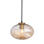 Lampa wisząca Hatella PND-112038-1-BRO+AMB Italux w sklepie internetowym Kinkiecik