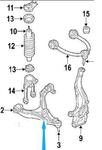 Tuleja wahacza dolnego przedniego środkowa 12WKDS Grand Cherokee Wk /WH 2005- w sklepie internetowym Partusa.pl