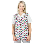 Bluza medyczna we wzorek CLINIC BLOOM W2 roz. XL w sklepie internetowym modernbhp.pl