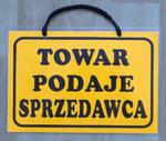 TABLICA INFORMACYJNA - towar podaje sprzedawca w sklepie internetowym marikus.pl