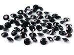 Diamentowe konfetti, 12mm, czarne, 100szt w sklepie internetowym Dorado