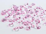 Diamentowe konfetti, 12mm, jasny róż, 100szt w sklepie internetowym Dorado