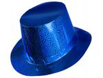 Kapelusz Sylwestrowy, niebieski 30x26x4 cm, 1 szt. w sklepie internetowym Dorado