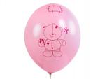 Balony 14" różowe "Miś - mam już roczek", 6 szt w sklepie internetowym Dorado