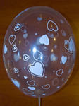 Balony z nadrukiem 14” w serduszka 25 szt. w sklepie internetowym Dorado