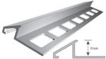 Profil aluminiowy do glazury AL "SK" skos H=10mm, L=2,5m anodowany srebro w sklepie internetowym emaga.eu