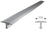 Profil aluminiowy do glazury AL "T" 14mm wąska L=3m anodowany oliwka w sklepie internetowym emaga.eu