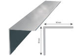 Profil aluminiowy do glazury kątownik 40/40 L=2,5m anodowany srebro w sklepie internetowym emaga.eu