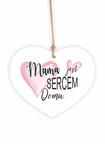 Tabliczka drewniana Serce 03 Mama jest sercem domu! S/03/1109 w sklepie internetowym Księgarnia Dobrego Pasterza