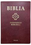 Biblia pierwszego Kościoła Bordowa Pozłacane brzegi w sklepie internetowym Księgarnia Dobrego Pasterza