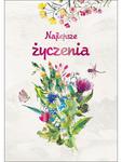 Najlepsze życzenia Karnet z kopertą Relacje 7 w sklepie internetowym Księgarnia Dobrego Pasterza