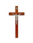 Krzyż drewniany 16 cm ciemny prosty 06.05.01 w sklepie internetowym Księgarnia Dobrego Pasterza