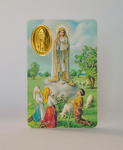 Karta z medalikiem i modlitwą do Matki Boskiej Fatimskiej 14.06 w sklepie internetowym Księgarnia Dobrego Pasterza