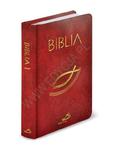 Biblia z kolorową wkładką, oprawa balacron, bordowa (Biblia z rybką) w sklepie internetowym Księgarnia Dobrego Pasterza