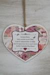 Tabliczka drewniana w kształcie serca Kochana Mamo... Serce 03 S/03/09M w sklepie internetowym Księgarnia Dobrego Pasterza
