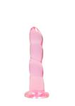 Dildo z Przyssawką Crystal Clear Realrock 17 cm Różowy w sklepie internetowym Kraina Doznań   