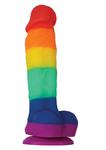 Silikonowe Dildo Colours Pride Edition 16cm w sklepie internetowym Kraina Doznań   