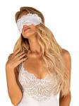Bielizna-Amor Blanco maska na oczy biała O/S w sklepie internetowym Kraina Doznań   