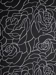 ROSES LINE BLACK - Zasłonka prysznicowa 180x200 w sklepie internetowym AbcLazienki.pl