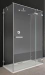 Radaway Euphoria KDJ+S kabina przyścienna - drzwi prysznicowe 90cm prawe + 2 ścianki. w sklepie internetowym AbcLazienki.pl