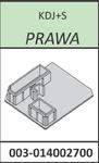 Radaway zaślepka profilu przyściennego prawa Fuenta, Essenza, Almatea KDJ+S chrom w sklepie internetowym AbcLazienki.pl