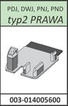 Radaway zaślepka profilu przyściennego pod szybę prawa typ 2 Torrenta PDJ, DWJ, PNJ, PND chrom w sklepie internetowym AbcLazienki.pl